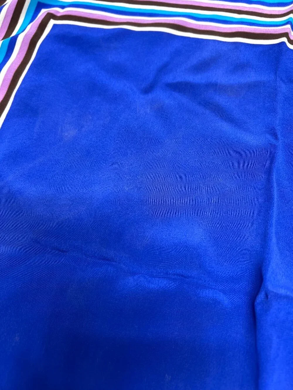Yves Saint Laurent YSL 100% Silk Satin Scarf 30